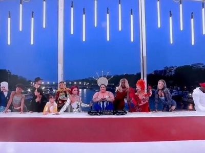 "Инклюзивный" "праздник олимпийских богов" на открытии Олимпиады в Париже. Фото: t.me/rasstriga "Инклюзивный" "праздник олимпийских богов" на открытии Олимпиады в Париже. Фото: t.me/rasstriga